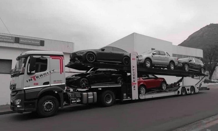 Open car transport from Cape Town to Johannesburg