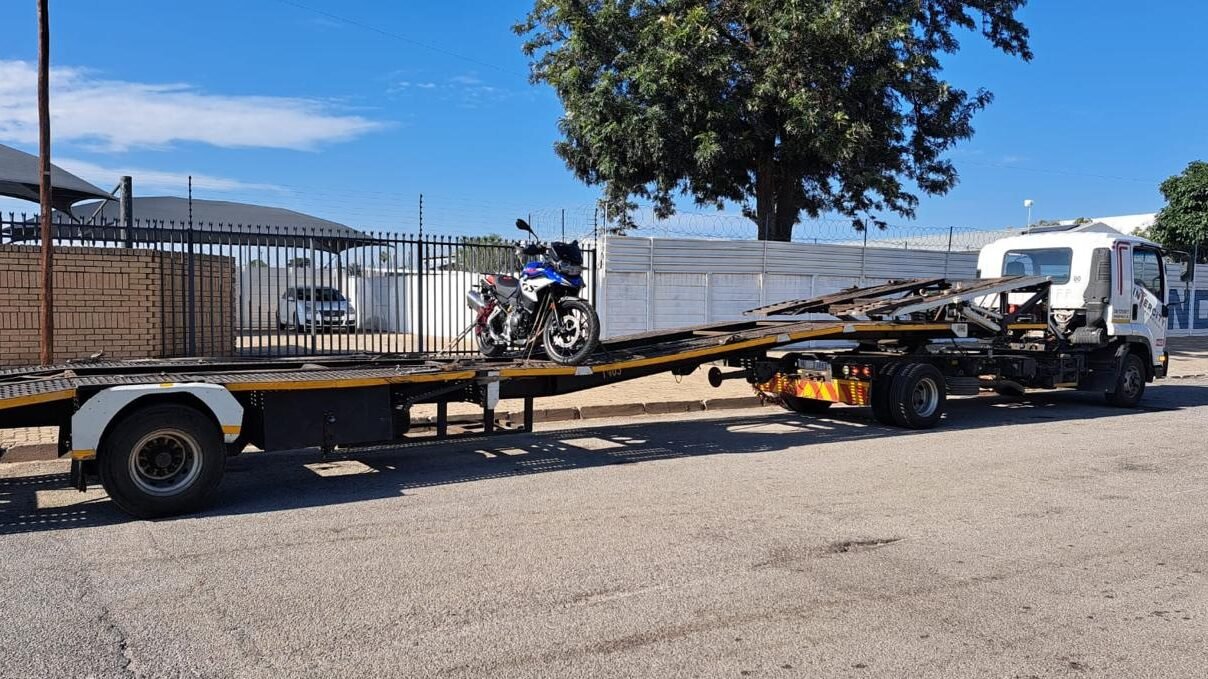 Affordable Motorcycle Shipping SA Loading Process